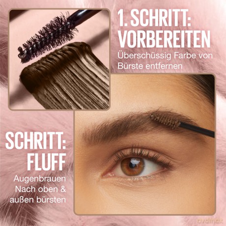 Eyebrow gel for a full and fluffy look Superfluff Brow Mousse 5 ml - Shade: 257 Medium Brown