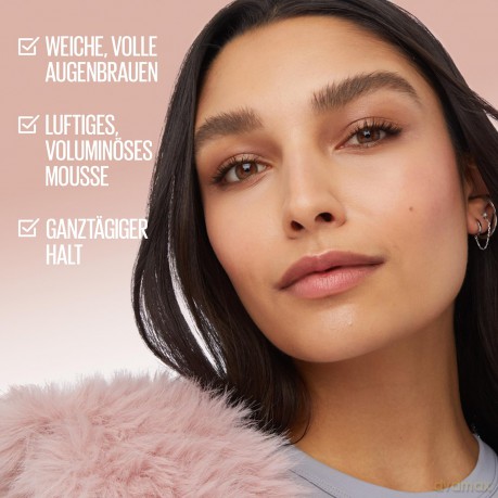 Eyebrow gel for a full and fluffy look Superfluff Brow Mousse 5 ml - Shade: 257 Medium Brown