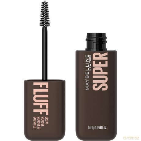 Eyebrow gel for a full and fluffy look Superfluff Brow Mousse 5 ml - Shade: 262 Black Brown