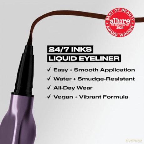 Eyeliner in pen 24/7 Inks Easy Ergonomic Liquid Eyeliner Pen 0.28 g - Shade: Whiskey