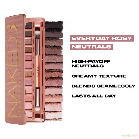 Eyeshadow palette Naked 3 Eyeshadow Palette 15.6 g - Shade: 3 PALETTE