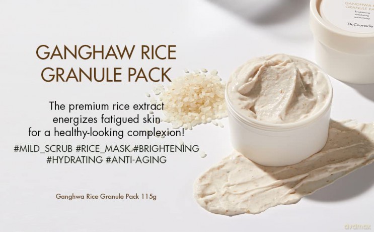 Face rice mask Ganghwa Rice Granule Pack Mask 115 g
