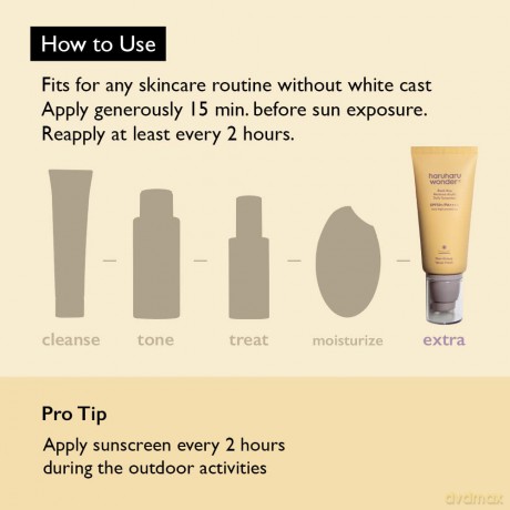Face sunscreen SPF 50+ Black Rice Moisture Airyfit Daily Sunscreen 50 ml
