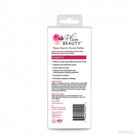 Facial contour roller - rose quartz Rose Quartz Facial Roller