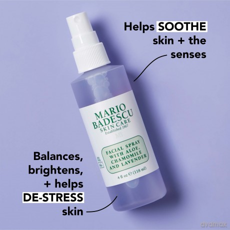 Facial mist Facial Spray with Aloe, Chamomile and Lavender - Volume: 236 ml
