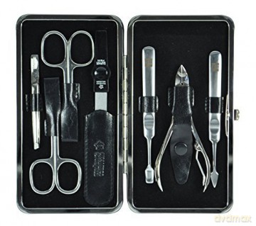 Family manicure set 7 pieces black