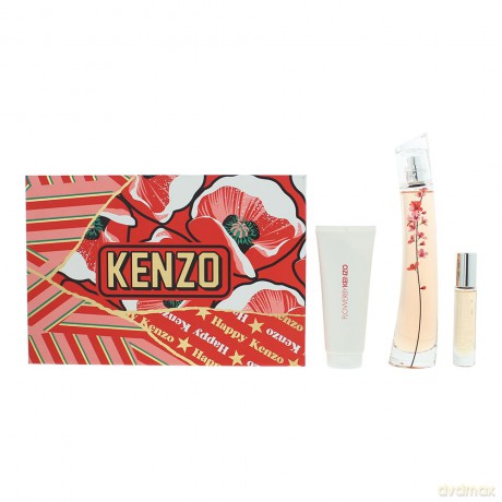Flower By Kenzo Ikebana - woda perfumowana 75 ml + tlov mlko 75 ml + woda perfumowana 10 ml plnitelna