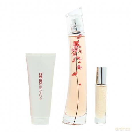 Flower By Kenzo Ikebana - woda perfumowana 75 ml + tlov mlko 75 ml + woda perfumowana 10 ml plnitelna