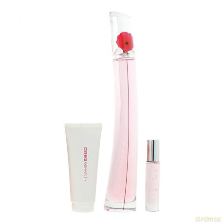 Flower By Kenzo Poppy Bouquet - woda perfumowana 100 ml + tlov mlko 75 ml + woda perfumowana 10 ml plnitelna