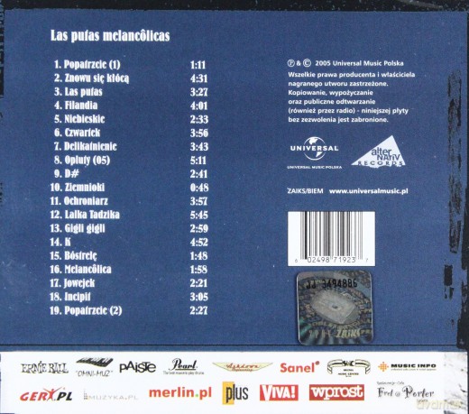 Świetliki i Linda: Las Putas Melancolicas [CD]