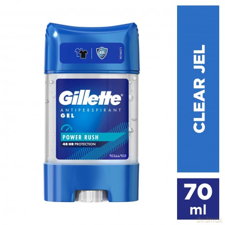 Gel antiperspirant for men Power Rush 70 ml