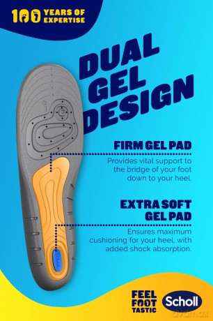 Gel insoles for Gel Activ Work womenÂ´s shoes 1 pair