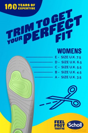 Gel insoles for shoes Gel Activ Sport womenÂ´s 1 pair