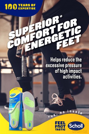 Gel insoles for shoes Gel Activ Sport womenÂ´s 1 pair