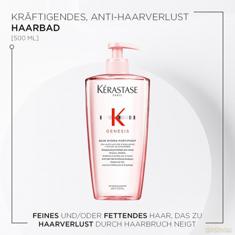 Genesis Bain Hydra-Fortifiant Shampoo Anti Hair -Fall Fortifying Shampoo - Volume: 500 ml