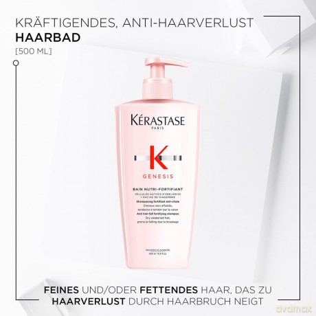 Genesis Bain Nutri-Fortifiant Anti Hair -Fall Fortifying Shampoo - Volume: 500 ml