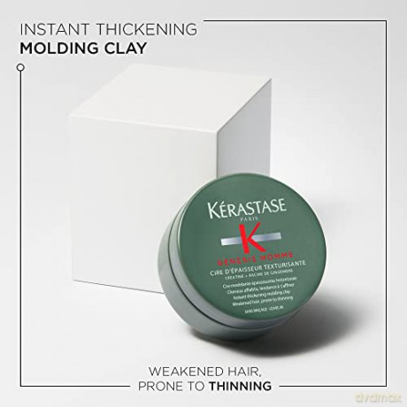 Genesis Homme Hair Thickening Wax Instant Thickening Molding Clay 75 ml