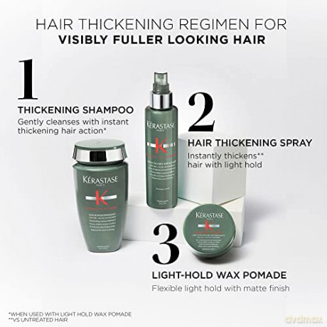 Genesis Homme Hair Thickening Wax Instant Thickening Molding Clay 75 ml