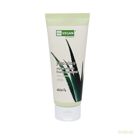 Gentle cleansing foam Jeju Aloe Aqua Vegan Foam Cleanser 150 ml