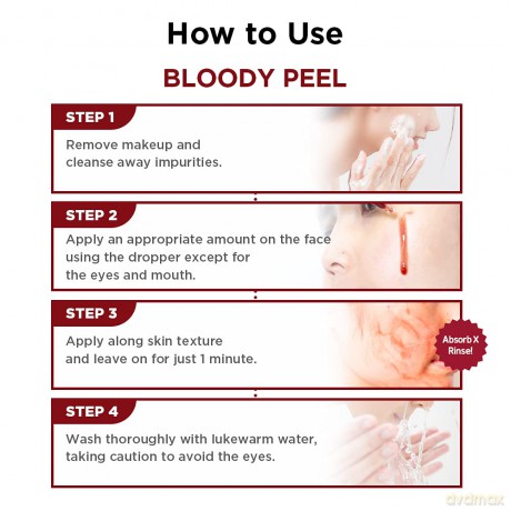 Gentle skin peeling Zombie Beauty Bloody Peel 30 ml