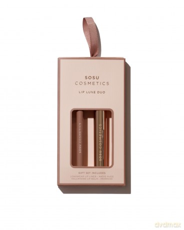 Gift set of decorative cosmetics Lip Luxe Duo Pink