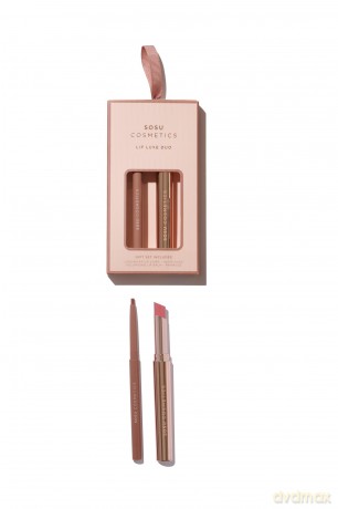 Gift set of decorative cosmetics Lip Luxe Duo Pink
