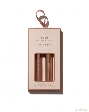 Gift set of Lip Luxe Duo Nude decorative cosmetics