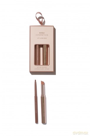 Gift set of Lip Luxe Duo Nude decorative cosmetics