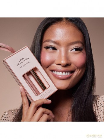 Gift set of Lip Luxe Duo Nude decorative cosmetics