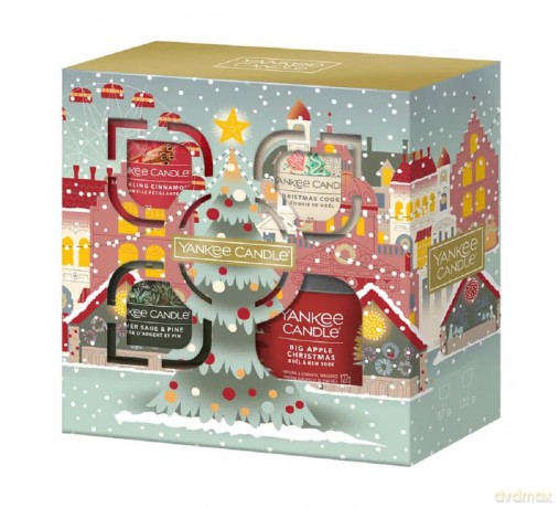 Gift set of tumbler and 3 votive candles in small glass