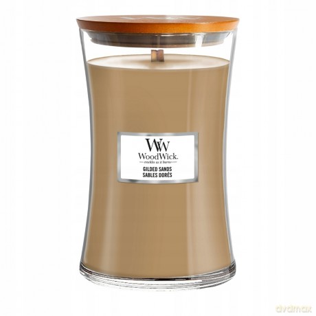 Woodwick Gilded Sands scented candle vase 609.5 g
