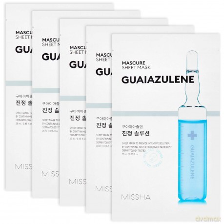 Guaiazulene Soothing Sheet Mask Mascure Sheet Mask 28 ml