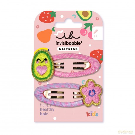 Hair clip Clipstar Frutti Avocado 2 pcs