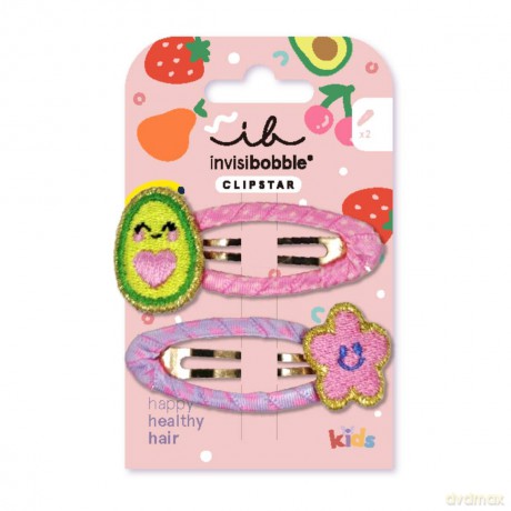 Hair clip Clipstar Frutti Avocado 2 pcs