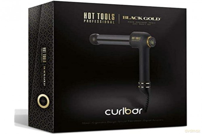 Hair curler Curl Bar Black Gold 25 mm