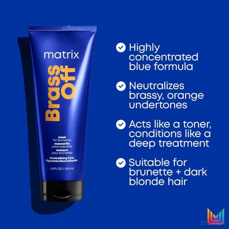 Hair mask neutralizing yellow and brass tones Brass Off Neutralizing Mask 500 ml