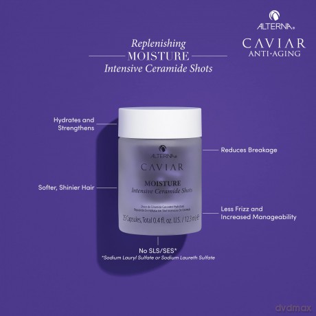 Hair serum with ceramides in capsules Caviar Intensive Ceramide Shots 25 capsules