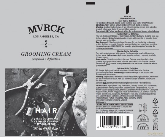 Hair styling cream MVRCK Hair Grooming Cream 150 ml