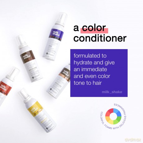 Hair toning foam Whipped Cream Light Gray Conditioning Creamy Foam 100 ml