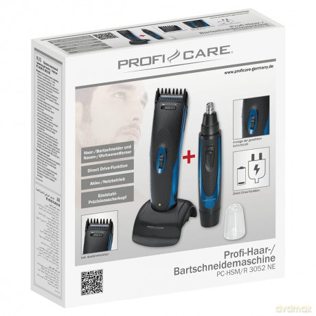 Hair trimmer and nose hair remover set HSM/R 3052