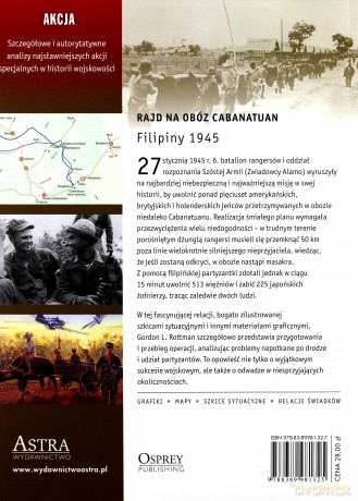 Rajd na obóz Cabanatuan. Filipiny 1945 - Gordon L. Rottman [KSIĄŻKA]