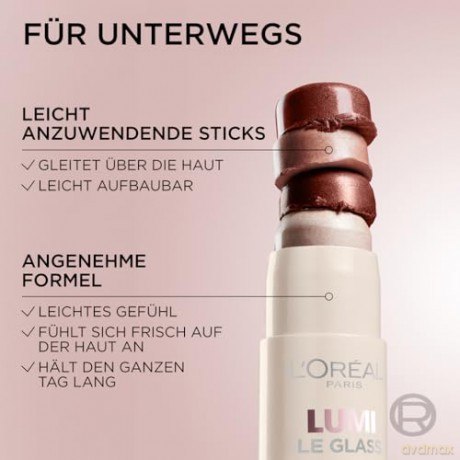 Highlighter in a stick Lumi Le Glass Highlighter Stick 7 g - Shade: 610 Pearl Eclat