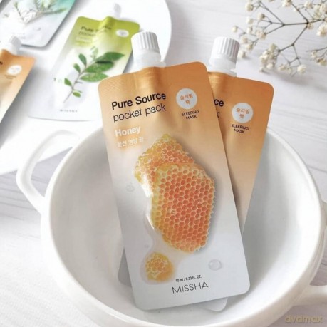 Honey Pure Source Night Face Mask Pocket Pack 10 ml