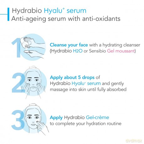 Hydrabio skin moisturizing serum Hyalu+ Serum 30 ml