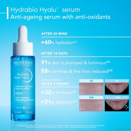 Hydrabio skin moisturizing serum Hyalu+ Serum 30 ml