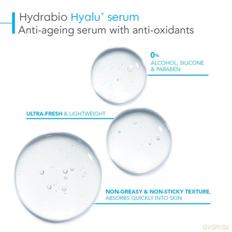 Hydrabio skin moisturizing serum Hyalu+ Serum 30 ml