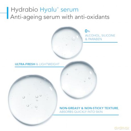 Hydrabio skin moisturizing serum Hyalu+ Serum 30 ml