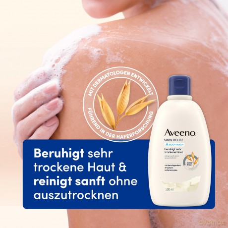 Hydratan­ sprchov˝ gel bez parfemace Skin Relief Body Wash 500 ml