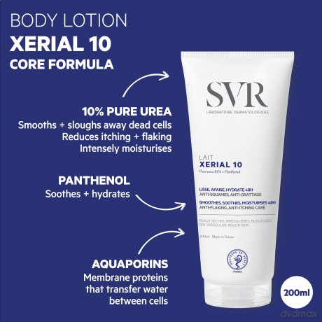 Hydrating body lotion Xerial 10 Body Lotion 200 ml
