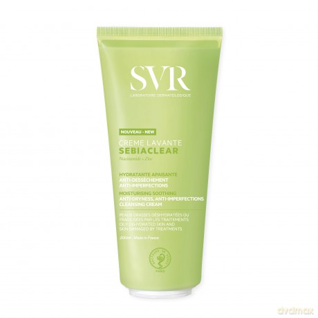 Hydrating cleansing cream for weakened skin Sebiaclear Cleansing Cream - Volume: 200 ml